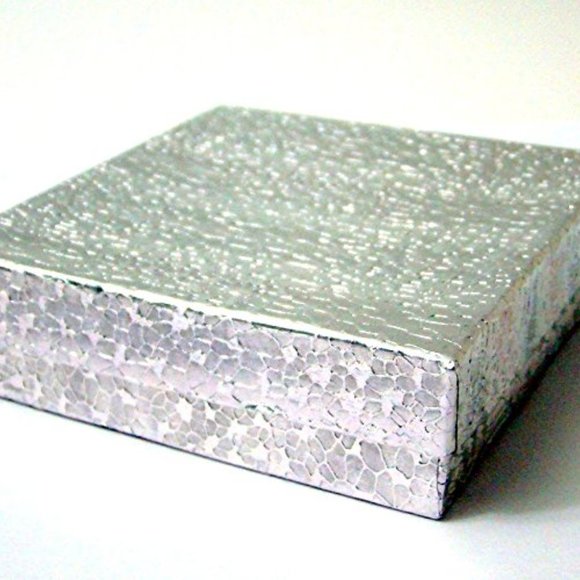 New Teardrop Shape Rainbow Glass Pendant Necklace with 22K Gold Hearts Pride - Picture 3 of 3